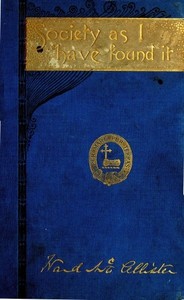 Cover of Society as I Have Found It — Rea...
