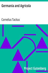 Cover of Germania and Agricola — A Closer Reading