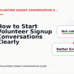 How to Start Volunteer Signup Conversations Clearly