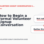 How to Begin a Formal Volunteer Signup Conversation