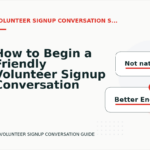 How to Begin a Friendly Volunteer Signup Conversation
