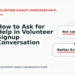 How to Ask for Help in Volunteer Signup Conversation English