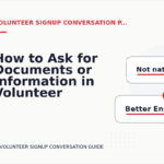 How to Ask for Documents or Information in Volunteer Signup Conversation English