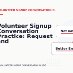 Volunteer Signup Conversation Practice: Request and Reply Examples