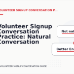 Volunteer Signup Conversation Practice: Natural Conversation Lines