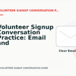 Volunteer Signup Conversation Practice: Email and Message Examples
