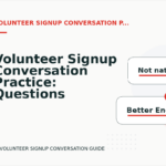 Volunteer Signup Conversation Practice: Questions and Answers